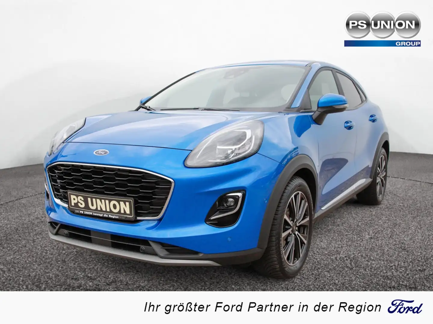 Ford Puma Titanium X Autom NAVI AHK ACC B&O LED Blauw - 1