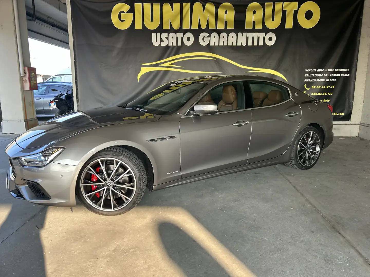 Maserati Ghibli 3.0 V6 Gransport 250cv - TETTO APRIBILE Gris - 1