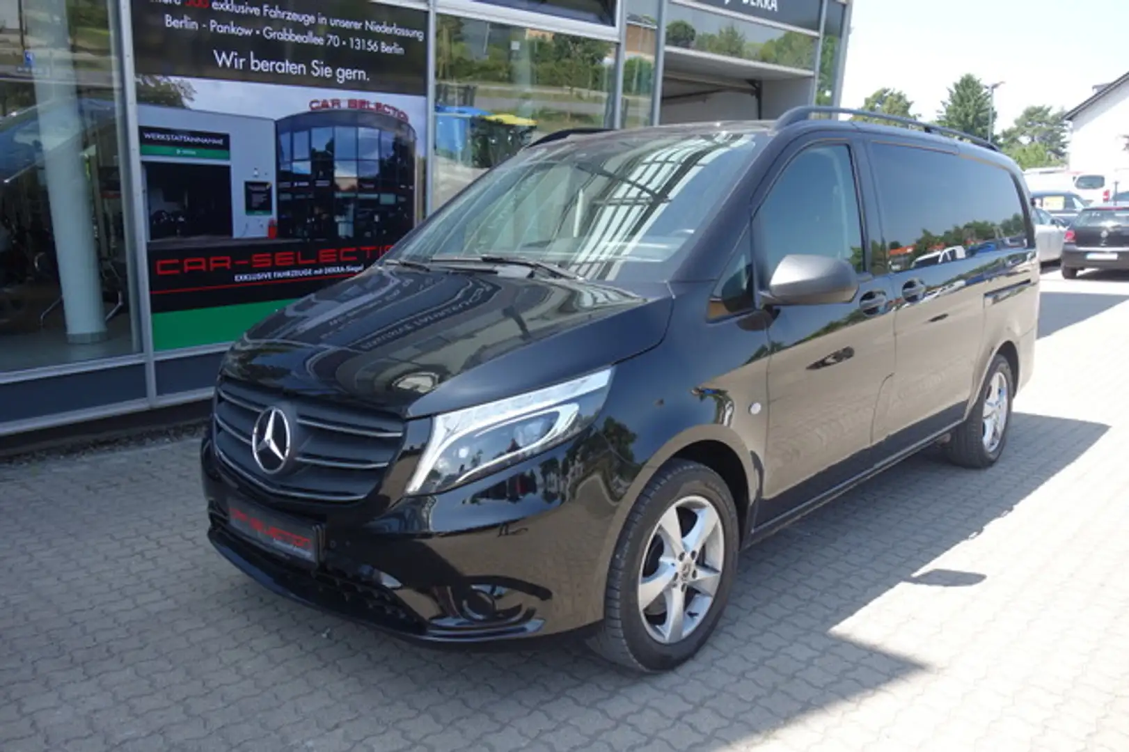 Mercedes-Benz Vito 119 CDI Mixto Lang 2sTÜR/ACC/LED/STDHZG/AHK Zwart - 1