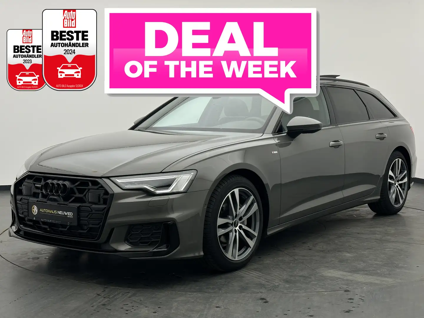 Audi A6 A6 Avant 40 TDI quattro +PANO+STANDHZ+SLINE+CAM+ Grau - 1
