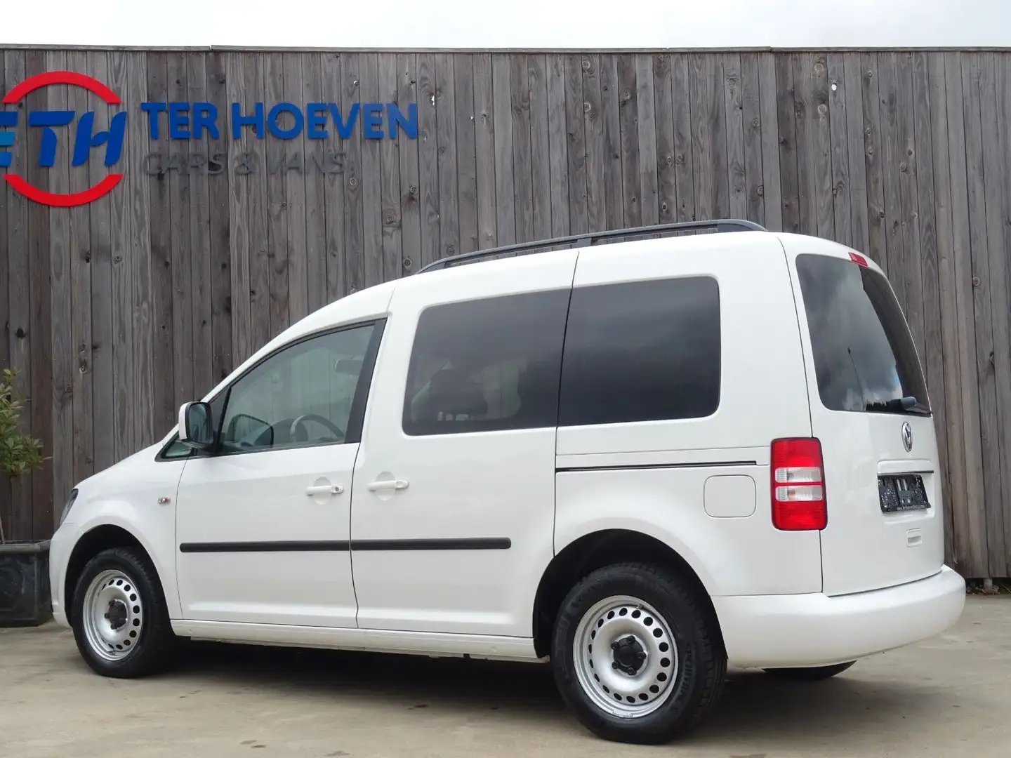 Volkswagen Caddy 2.0 TGi Klima Tempomat Leder 80KW Euro 5 Weiß - 2