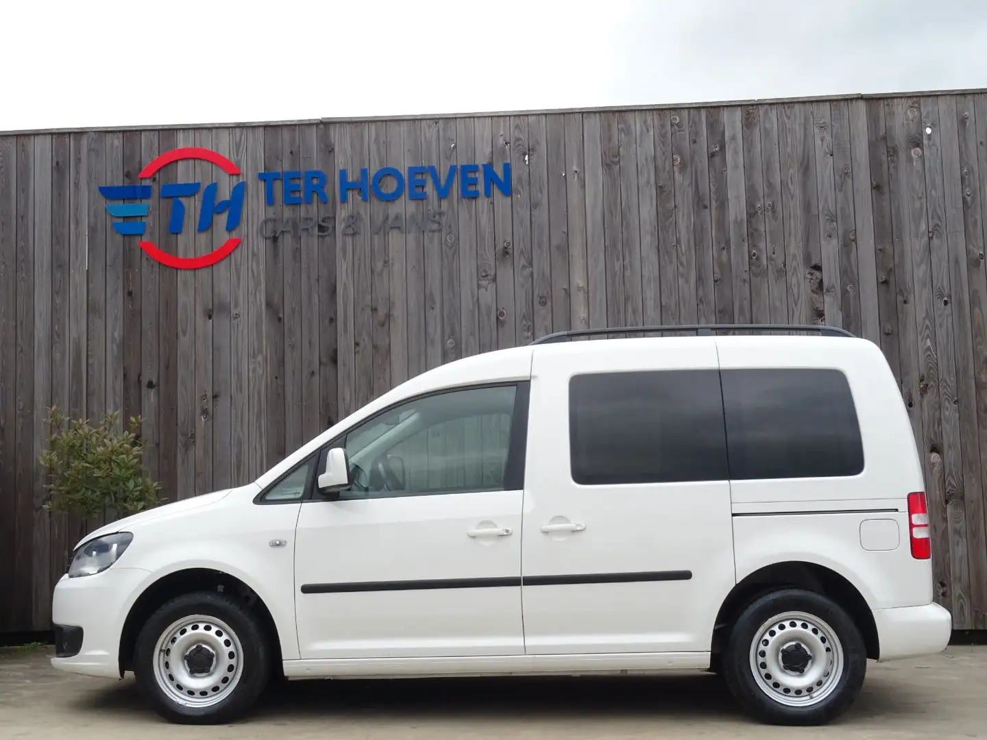 Volkswagen Caddy 2.0 TGi Klima Tempomat Leder 80KW Euro 5 Weiß - 1