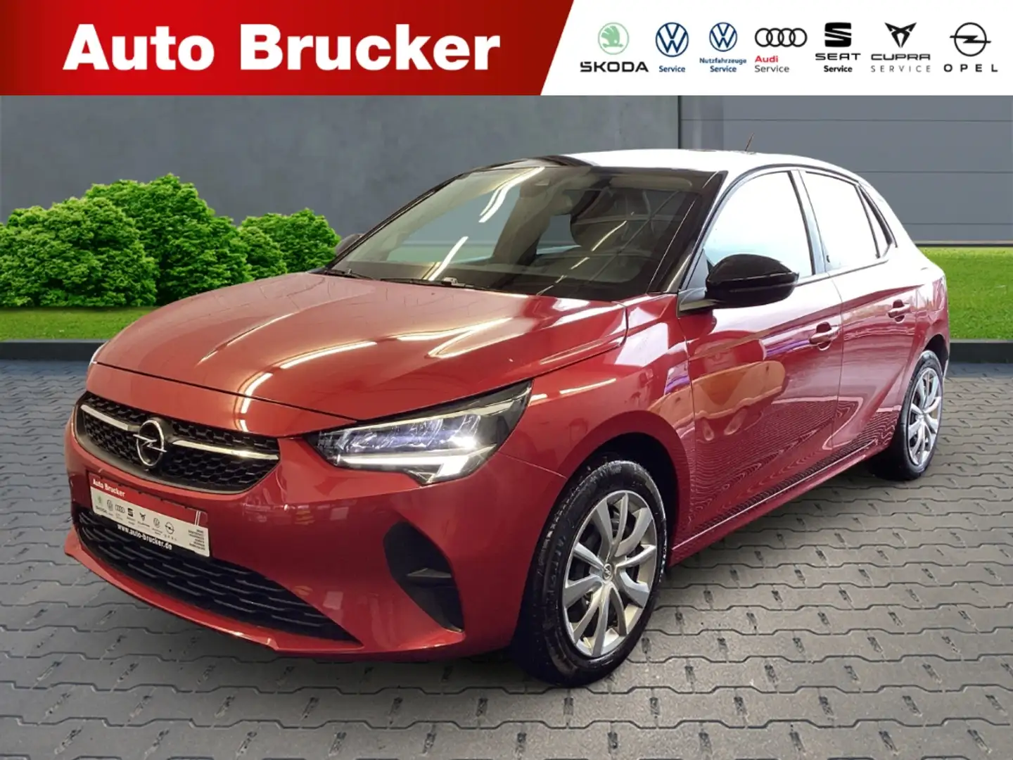 Opel Corsa-e Corsa F e Edition+Klimaautomatik+Parksensoren+Sitz Rot - 1