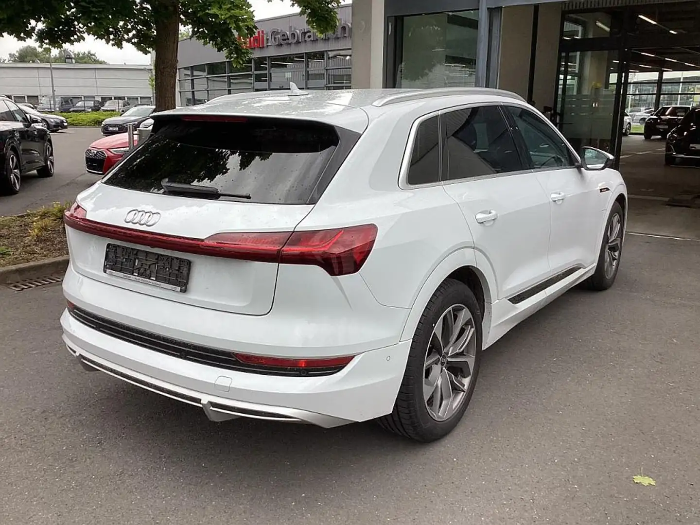 Audi e-tron 50 S line quattro Nav Matrix AHK PDC Luft Bianco - 2