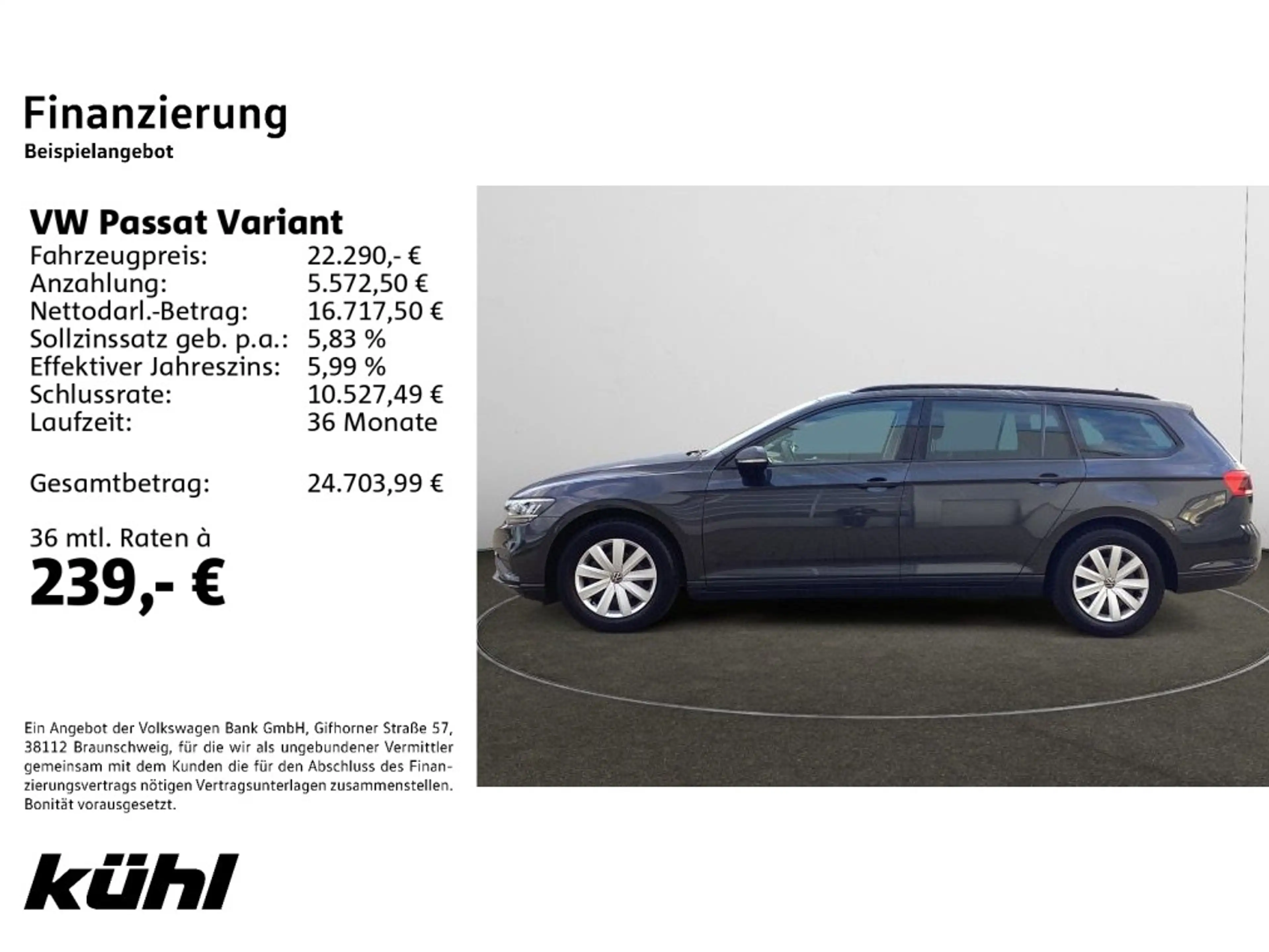 Volkswagen Passat Variant 2.0 TDI Conceptline Navi,AHK,LED — photo 2