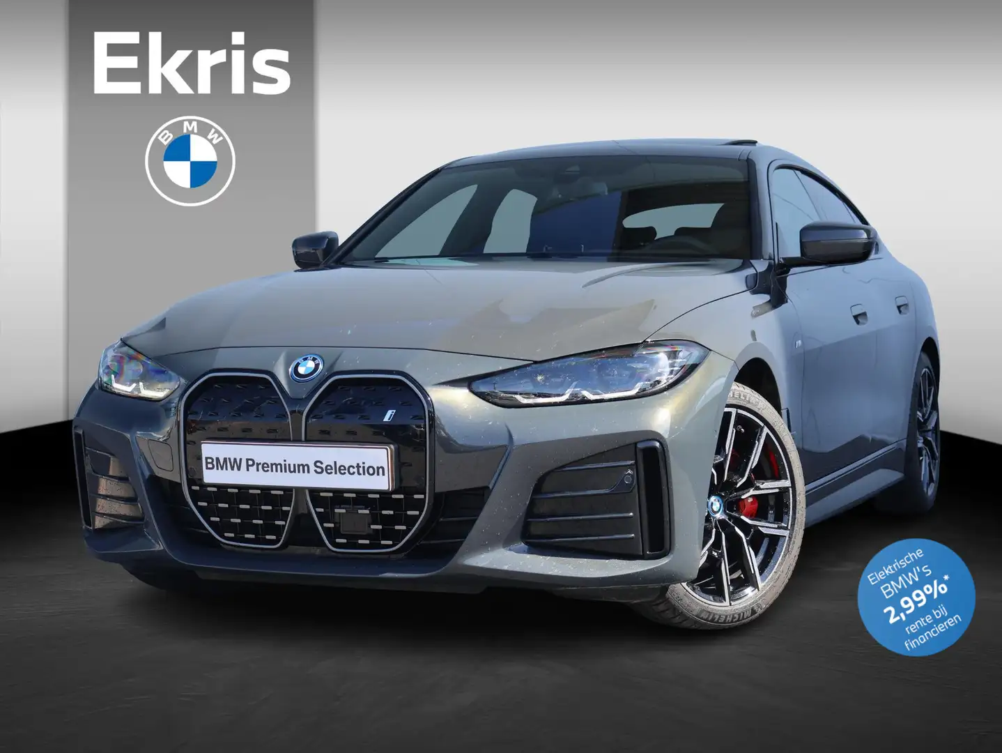 BMW i4 eDrive40 High Executive M-Sportpakket 84 kWh / Har Gris - 1