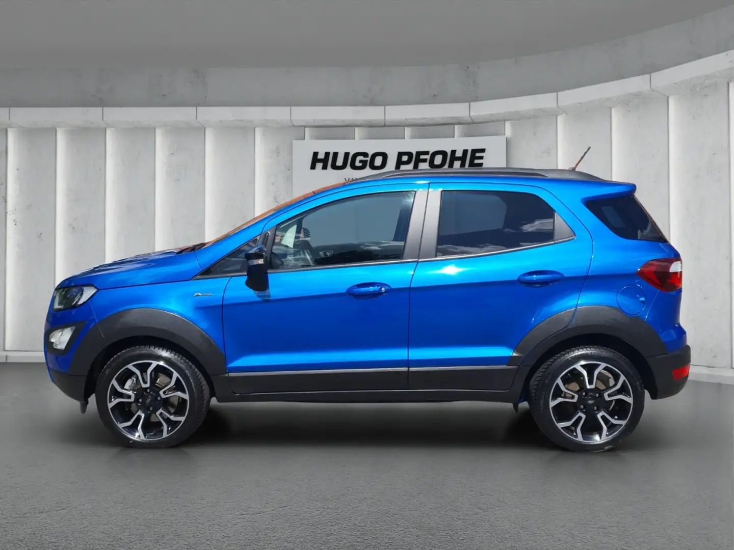 Ford EcoSport Active 1.0 EB GJR RFK LEDER SHZ PDC B&O Bleu - 2