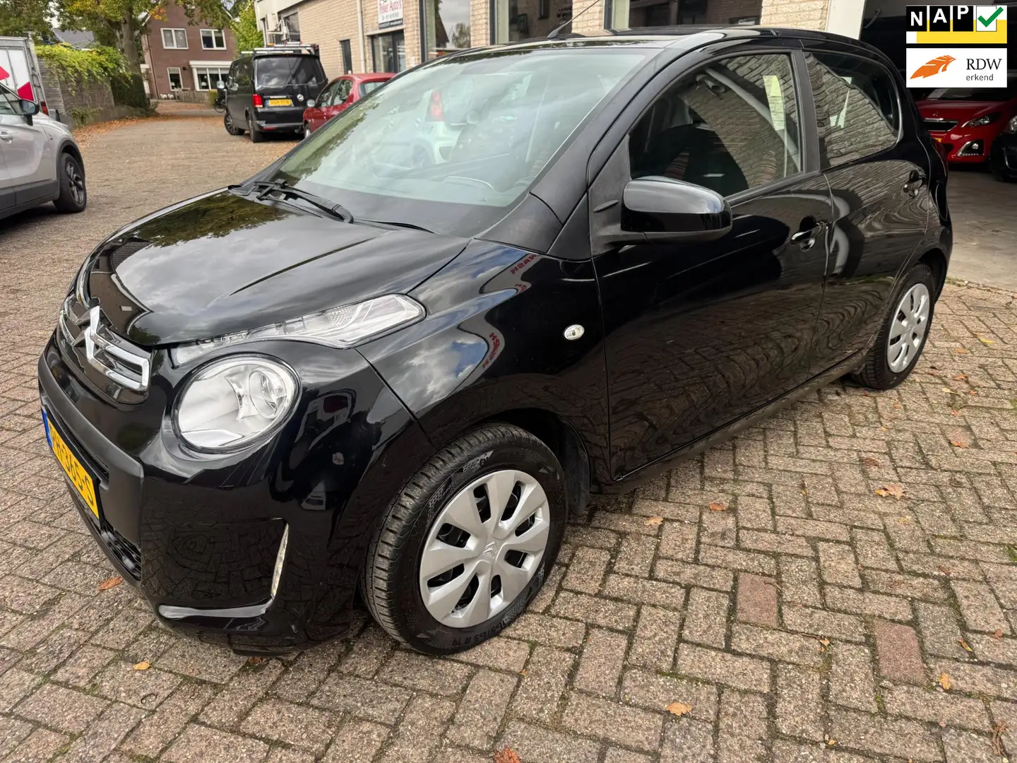 Citroen C1 1.0 e-VTi Feel AIRCO ORG 122340 KM NAP KLEINE BEUR Zwart - 1