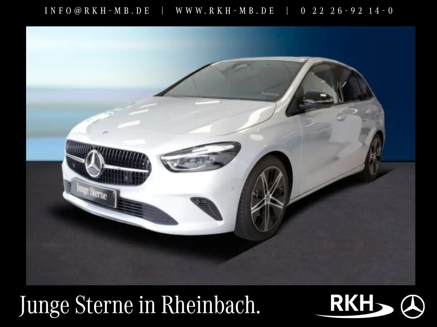 Mercedes-Benz B 200 B 200 Progressive Night/Distron./AHK/Kamera/Totw Silber - 1