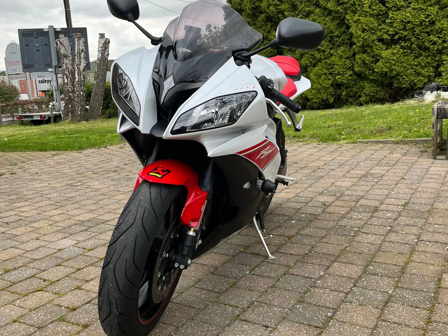 Yamaha YZF-R6 Red and White Rouge - 2
