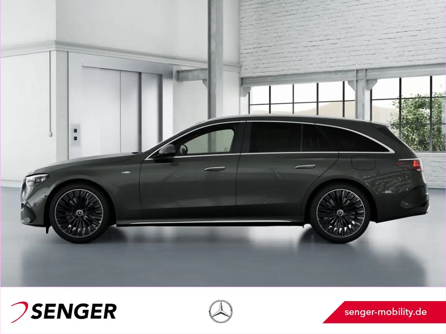 Mercedes-Benz E 300 T e AMG 360°-Kamera Ambiente MBUX LED AHK Gris - 2