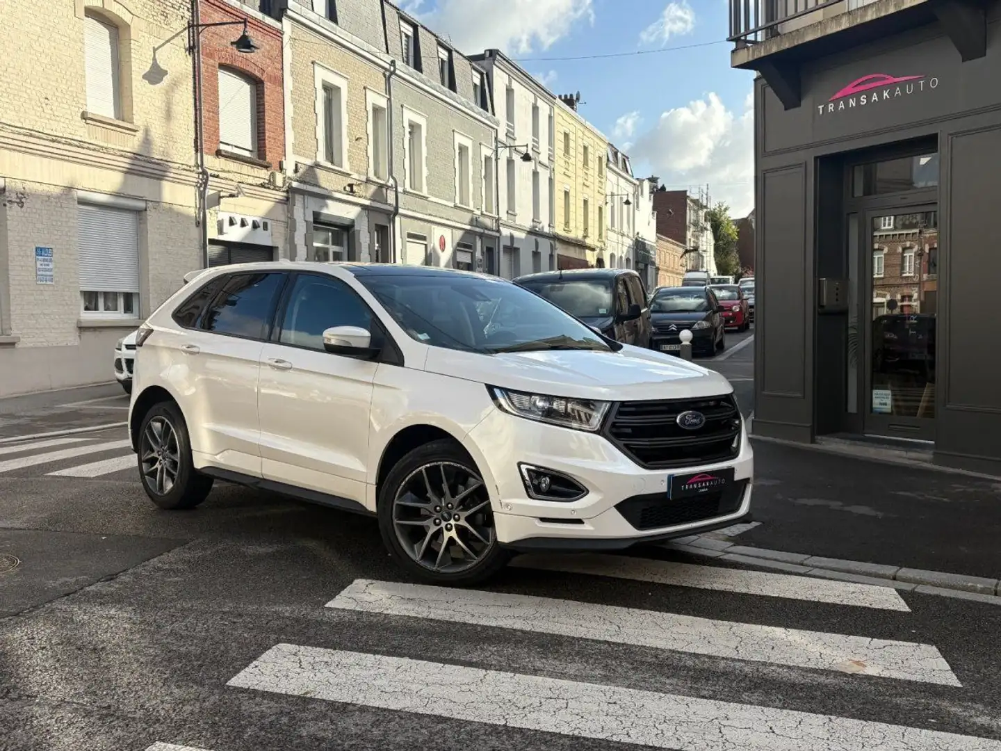 Ford Edge 2.0 TDCi 210 Powershift Intelligent AWD Sport /SUIVI / BOITE NEUVE AVEC FACTURE Weiß - 1