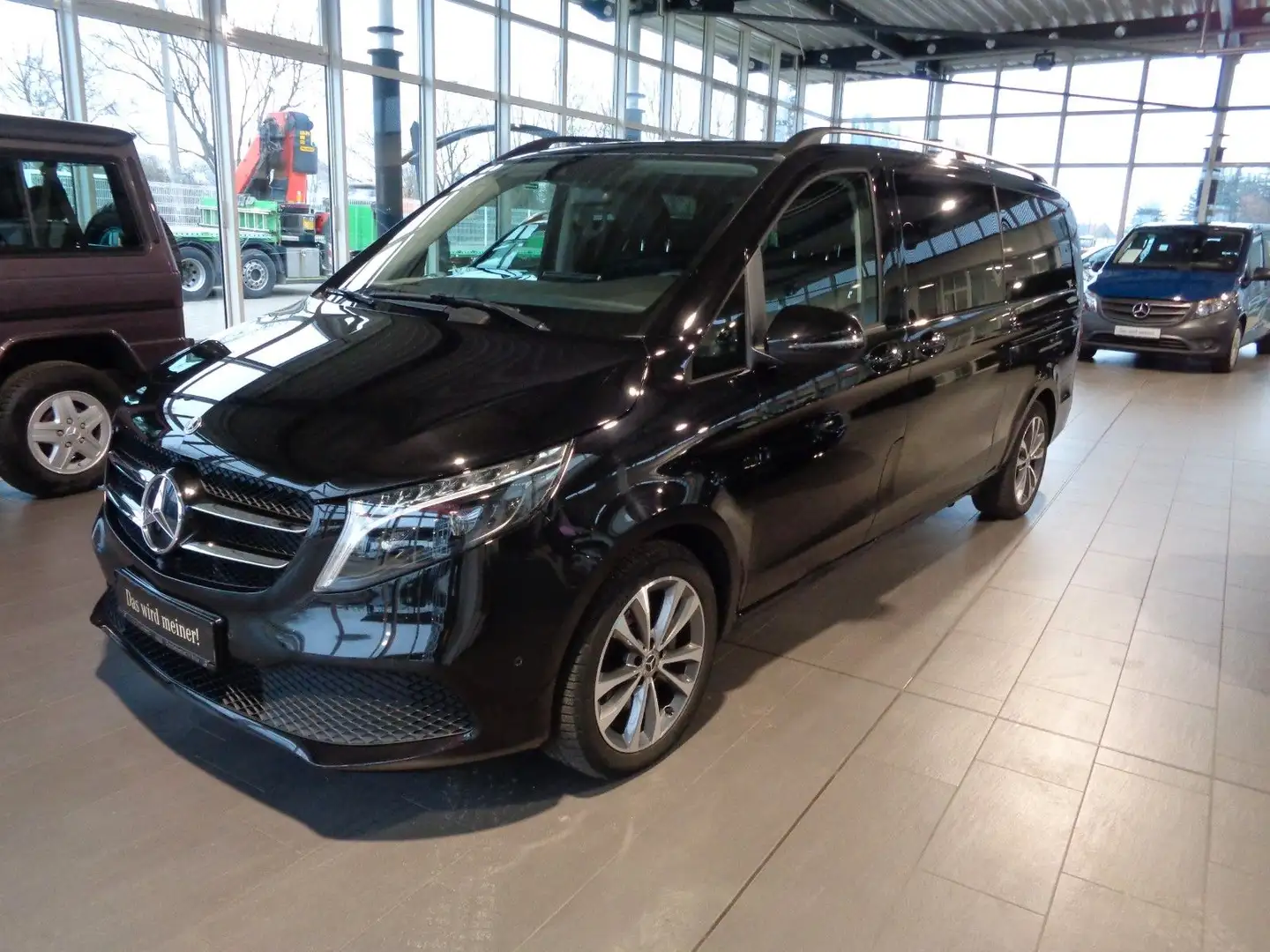 Mercedes-Benz V 300 D,LED,NAVI,SPUR,360°,AIRMATIK,STANDHEIZUNG Schwarz - 1