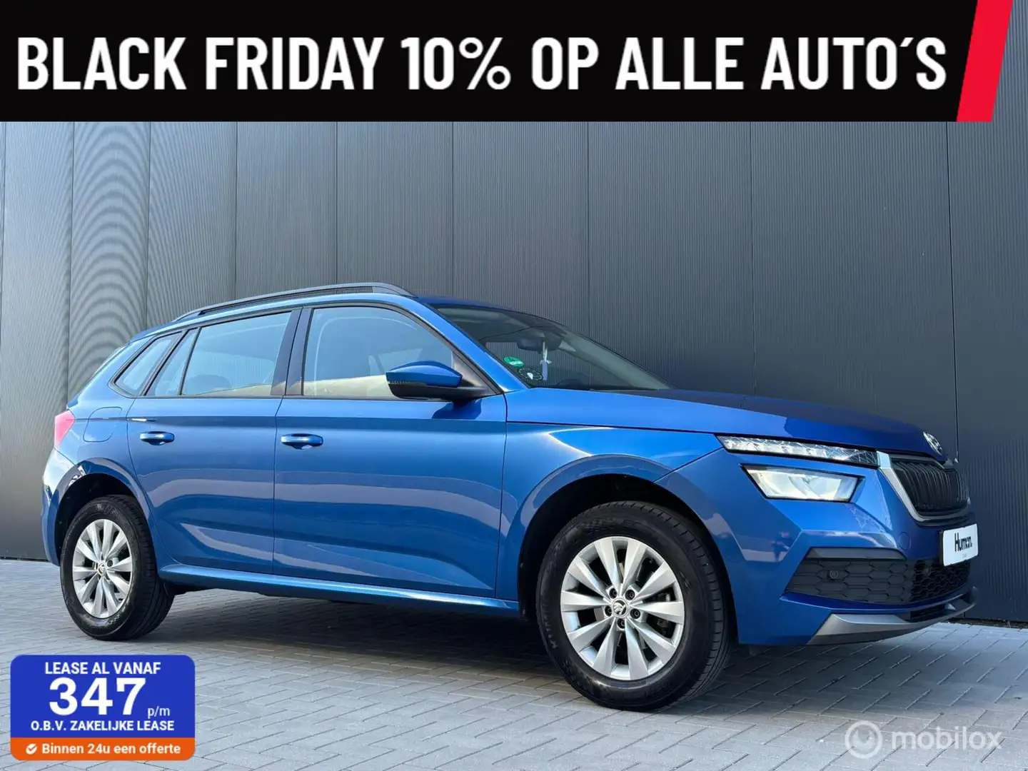 Skoda Kamiq 1.0 TSI Sport Business Dsg 7 hoge instap zuinig Bleu - 1