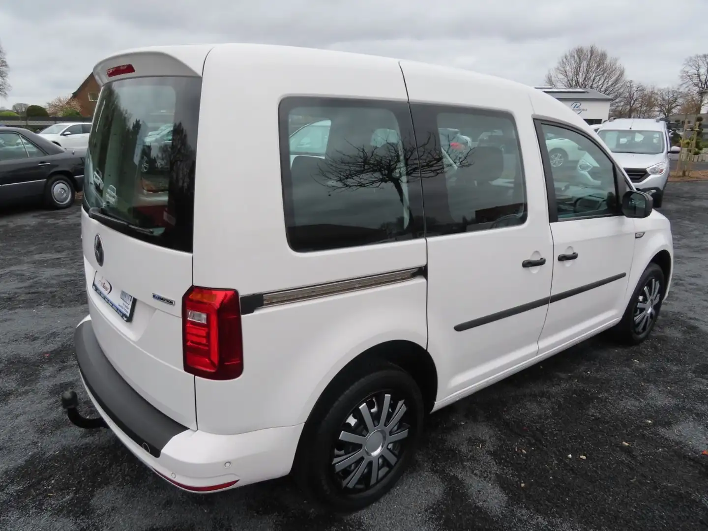 Volkswagen Caddy 1,4TGI Kombi Erdgas CNG Klima Sitzh. Temp. Weiß - 2