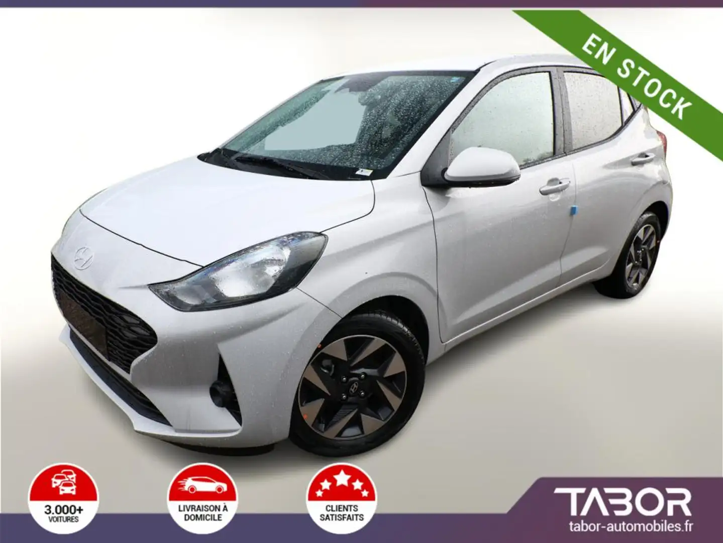 Hyundai i10 1.2 MPI 79 Trend GPS Sièges chauf. Gris - 1