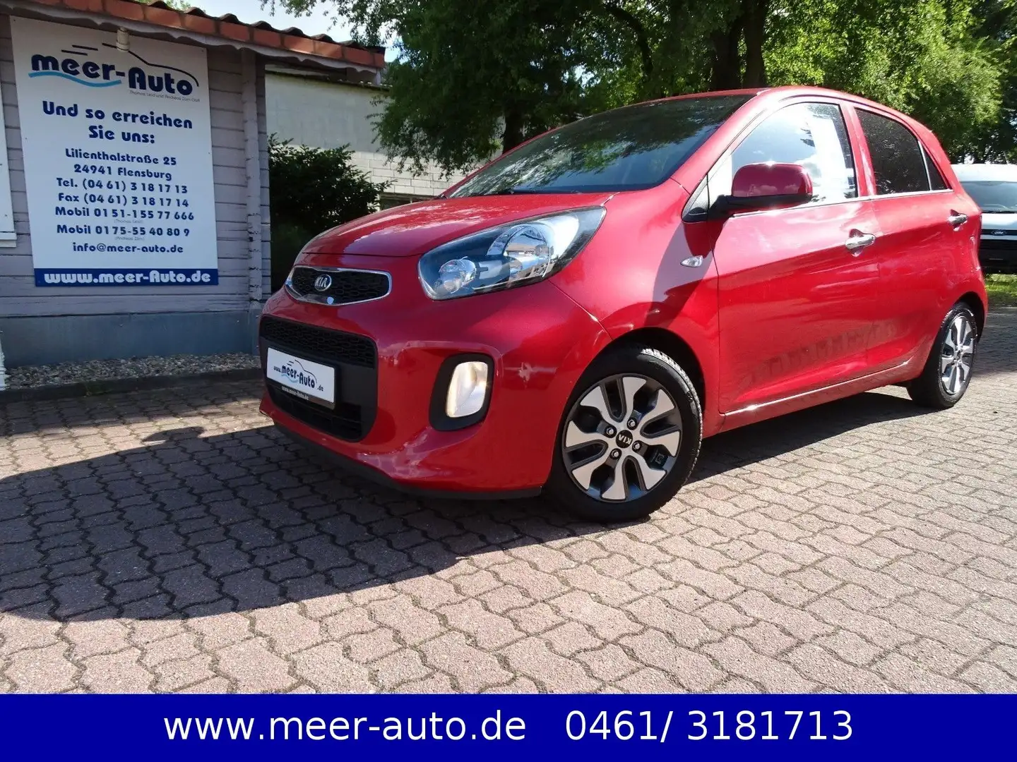 Kia Picanto Attraction+ Klima/SHZ/Navi/RFK/GRA/ALU Rot - 1