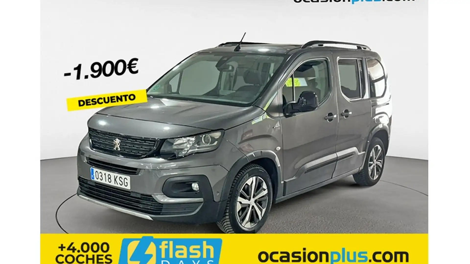 Peugeot Rifter 1.5BlueHDi S&S Long GT Line 130 Gris - 1