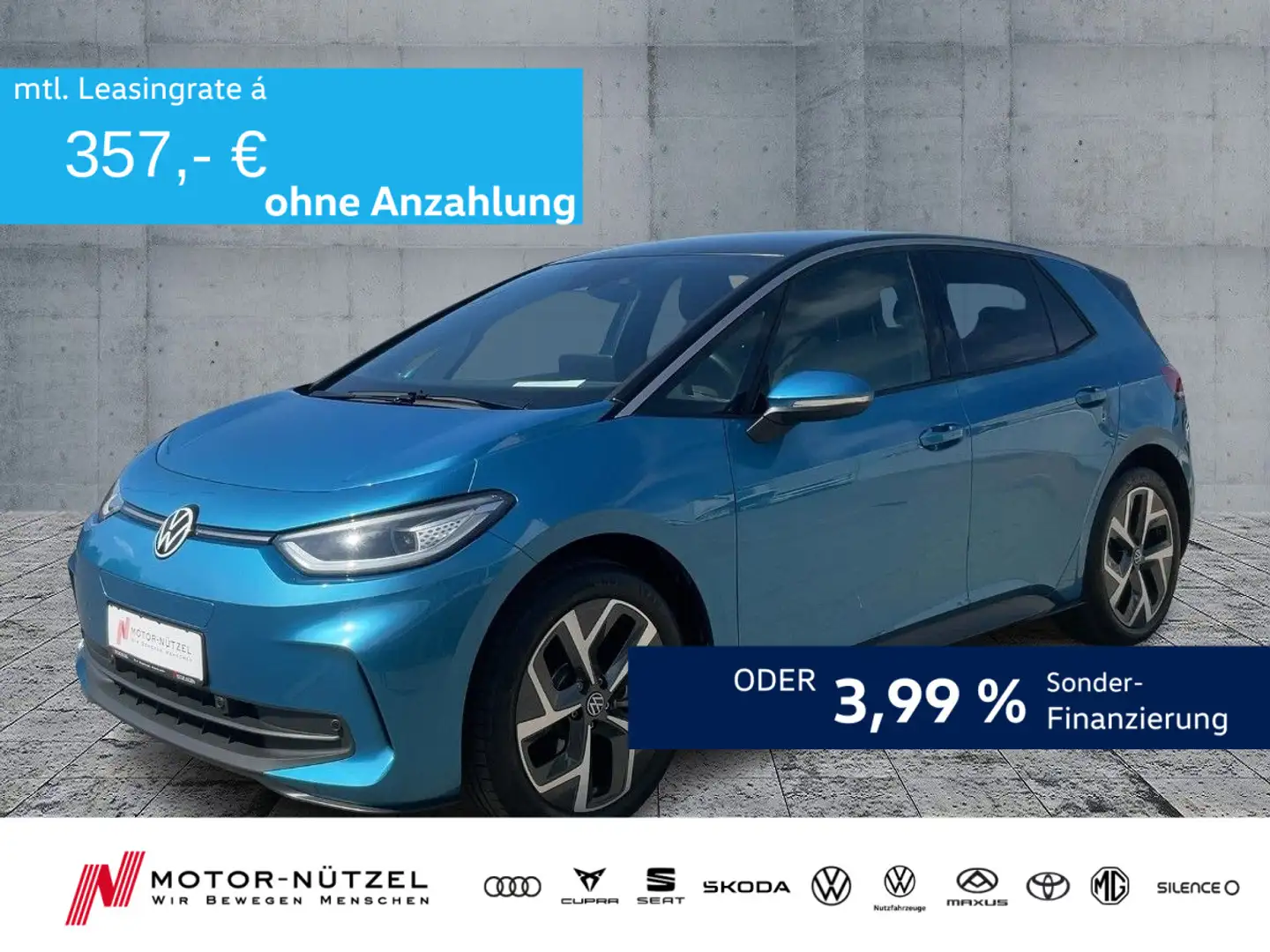 Volkswagen ID.3 150 kW Pro FACELIFT IQ+NAV+AHK+PANO+DCC+ACC Negru - 1