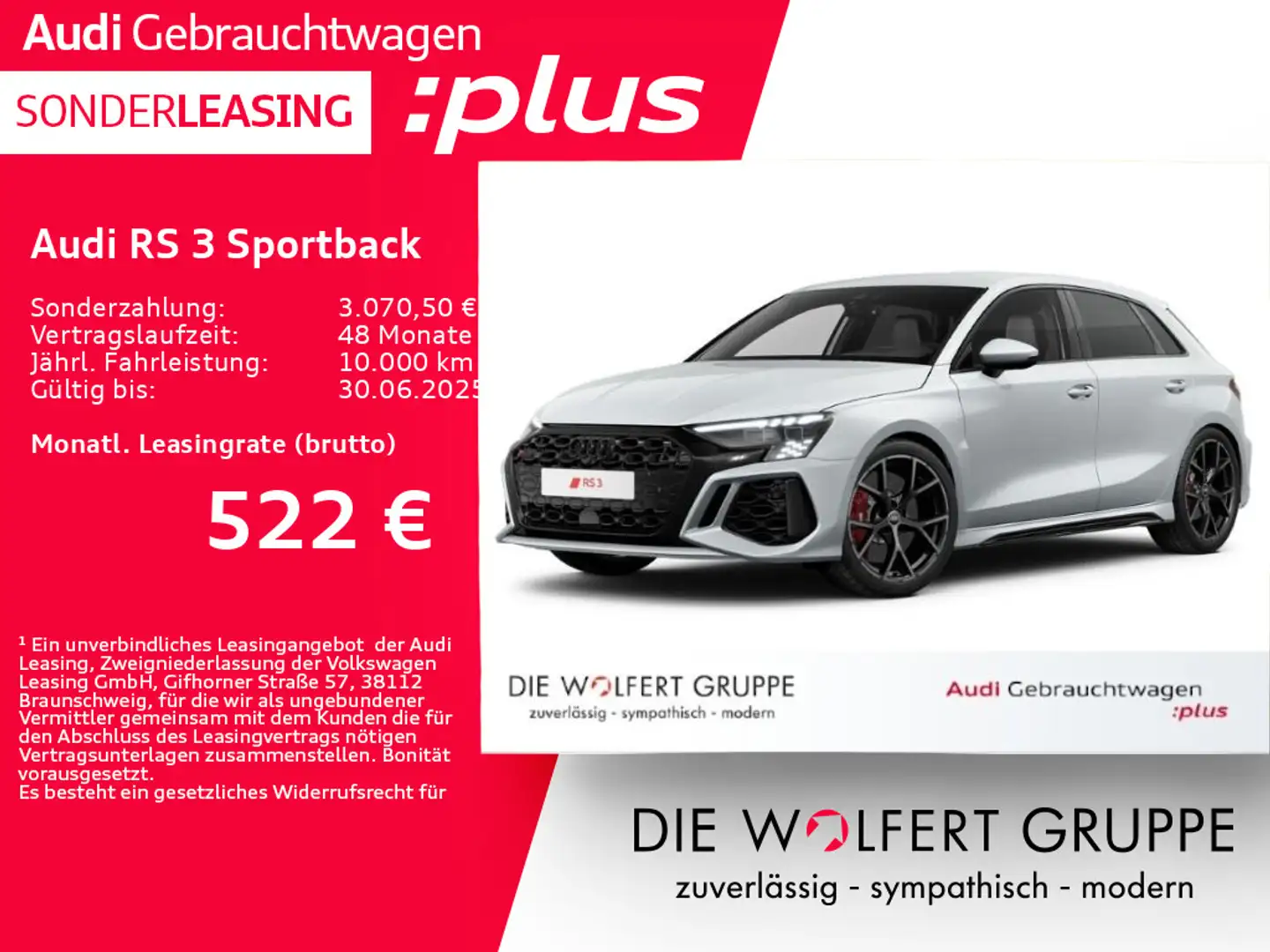 Audi RS3 RS-SPORTABGASANLAGE*B&O*ACC*HUD Weiß - 1