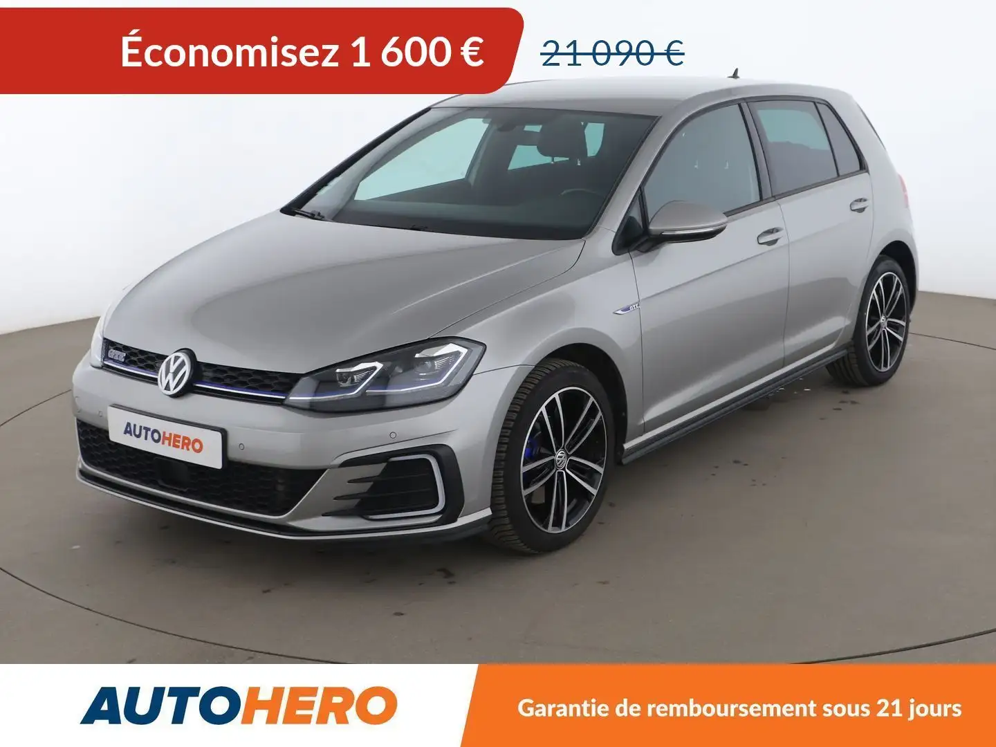 Volkswagen Golf 1.4 TSI GTE DSG6 Gris - 1