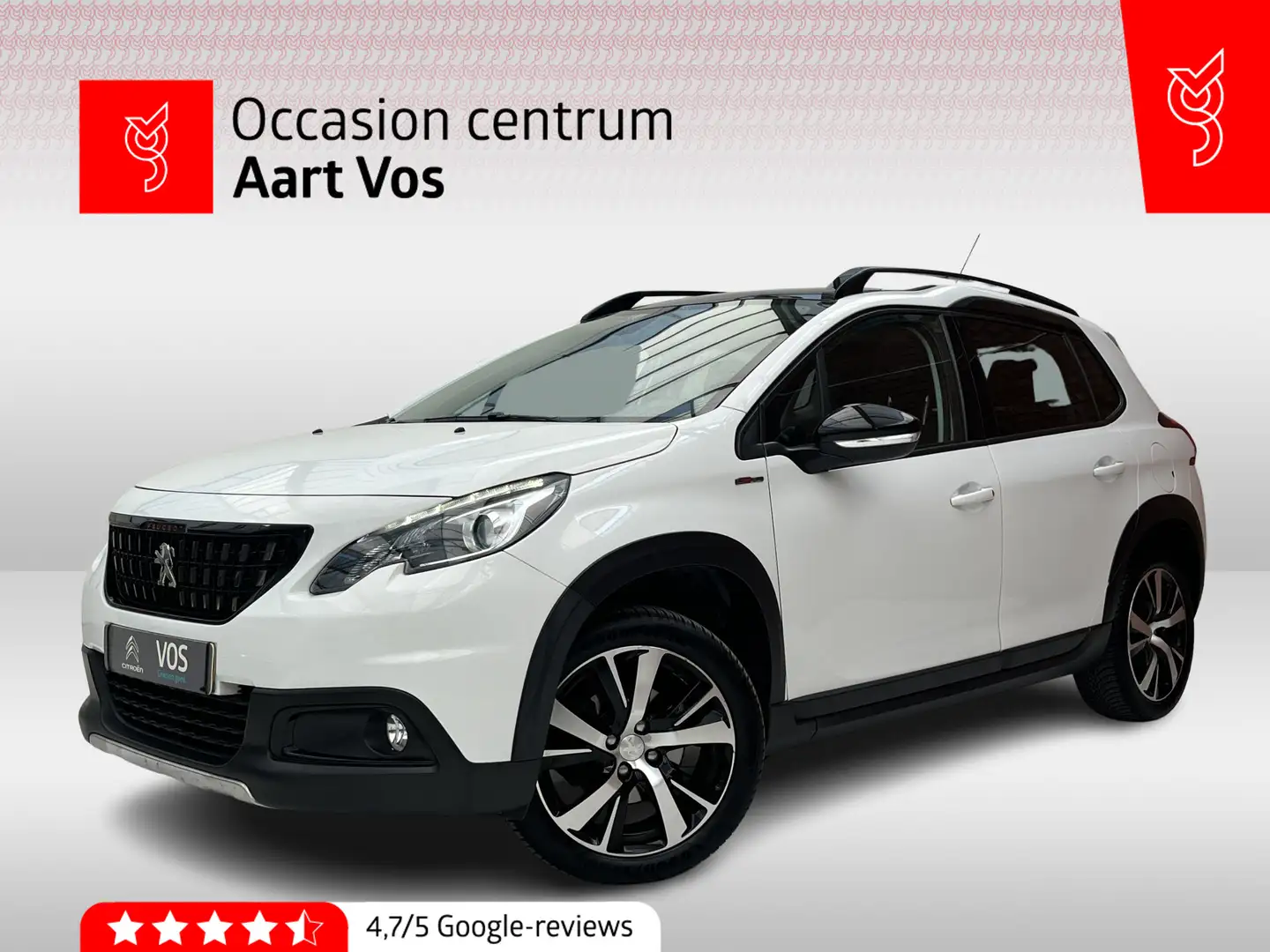 Peugeot 2008 PureTech 110 GT-line | Trekhaak | Carplay/Android Blanc - 1