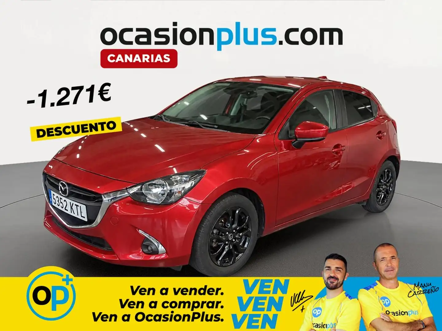 Mazda 2 1.5 Skyactiv-g Black Tech Edition 66kW Rojo - 1