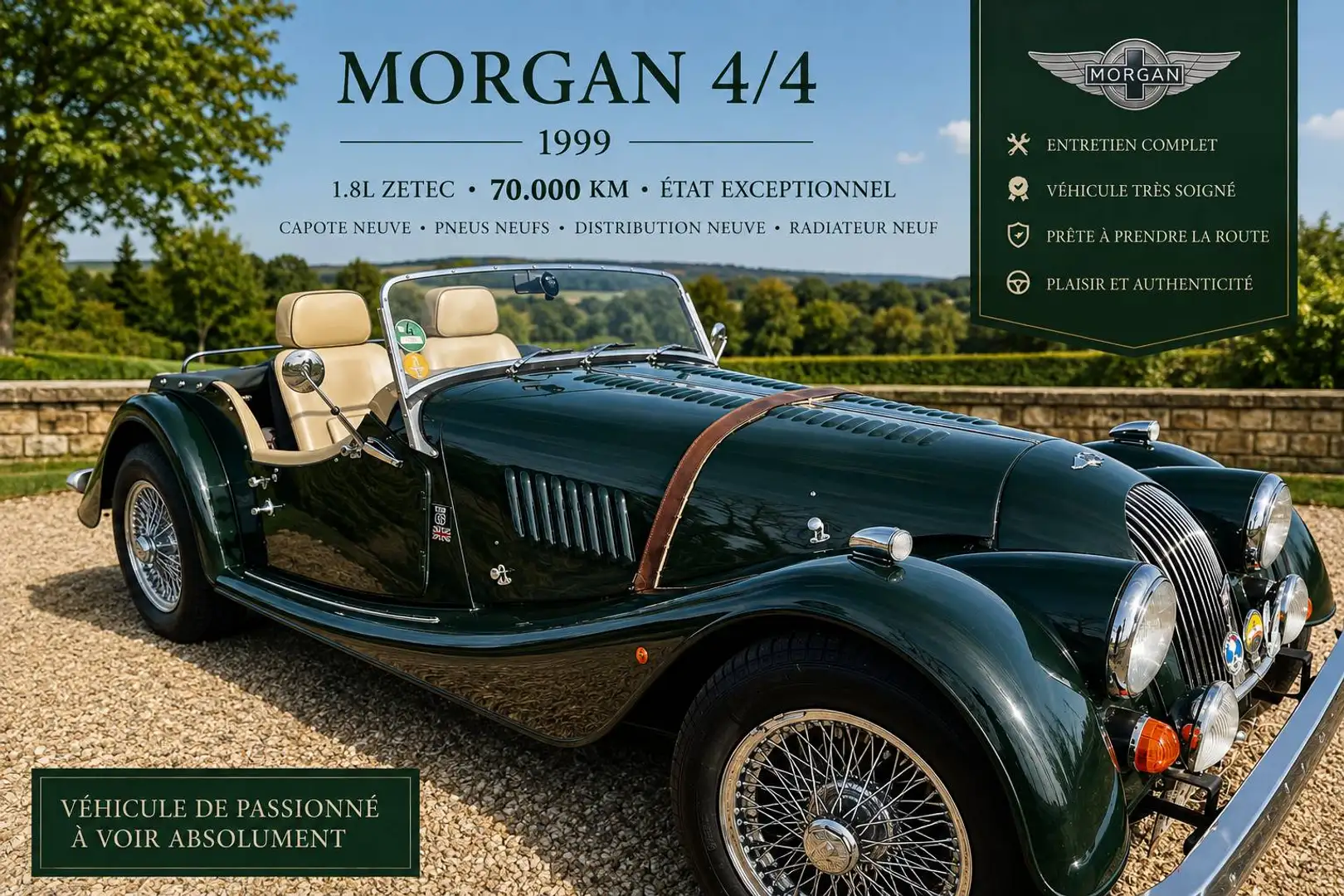 Morgan 4/4 4/4 1.8i 16v Grün - 1