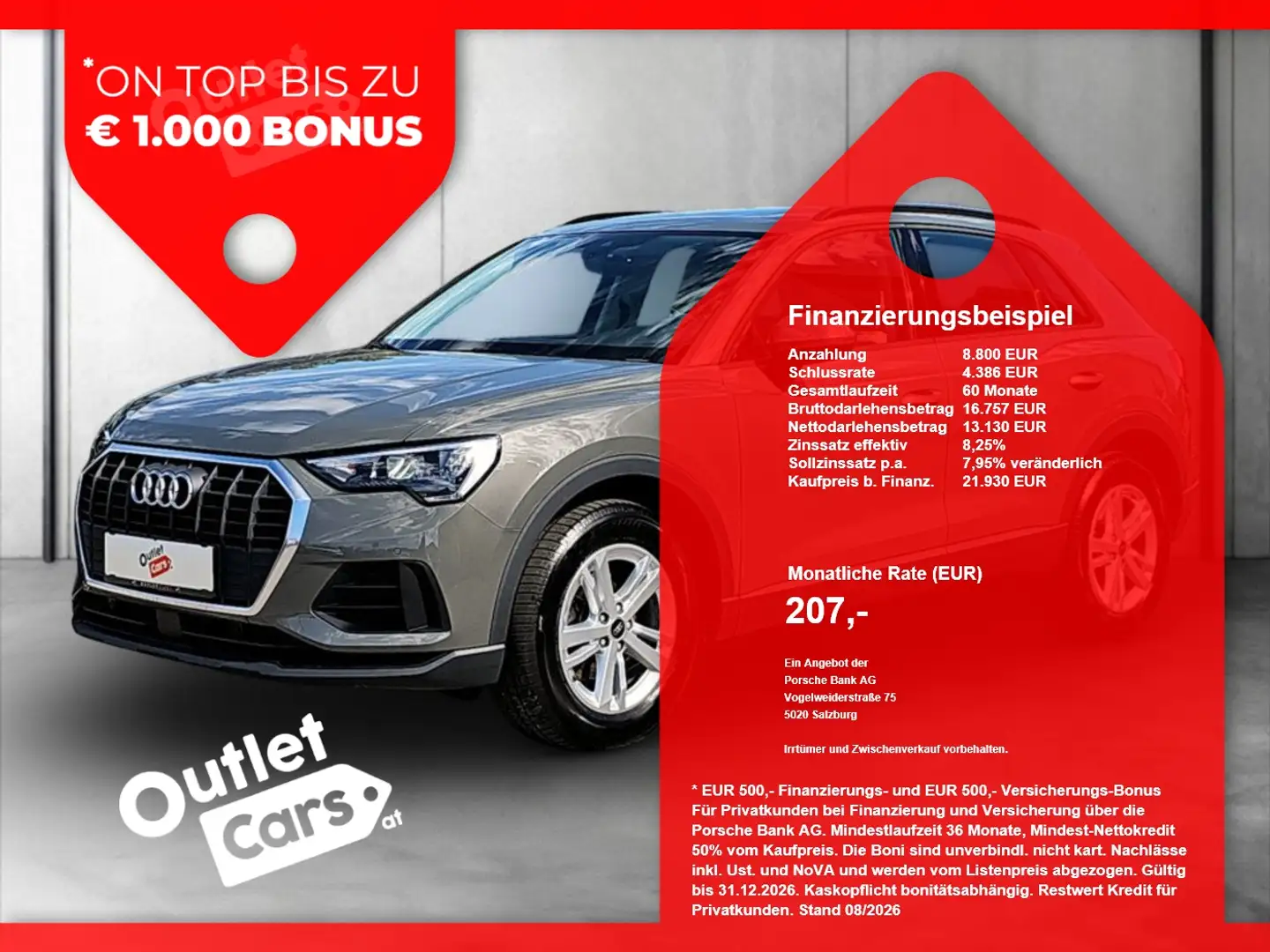 Audi Q3 35 TDI AUT. ASSIST+AHK+LEDER+Pano+Virtual Grau - 1