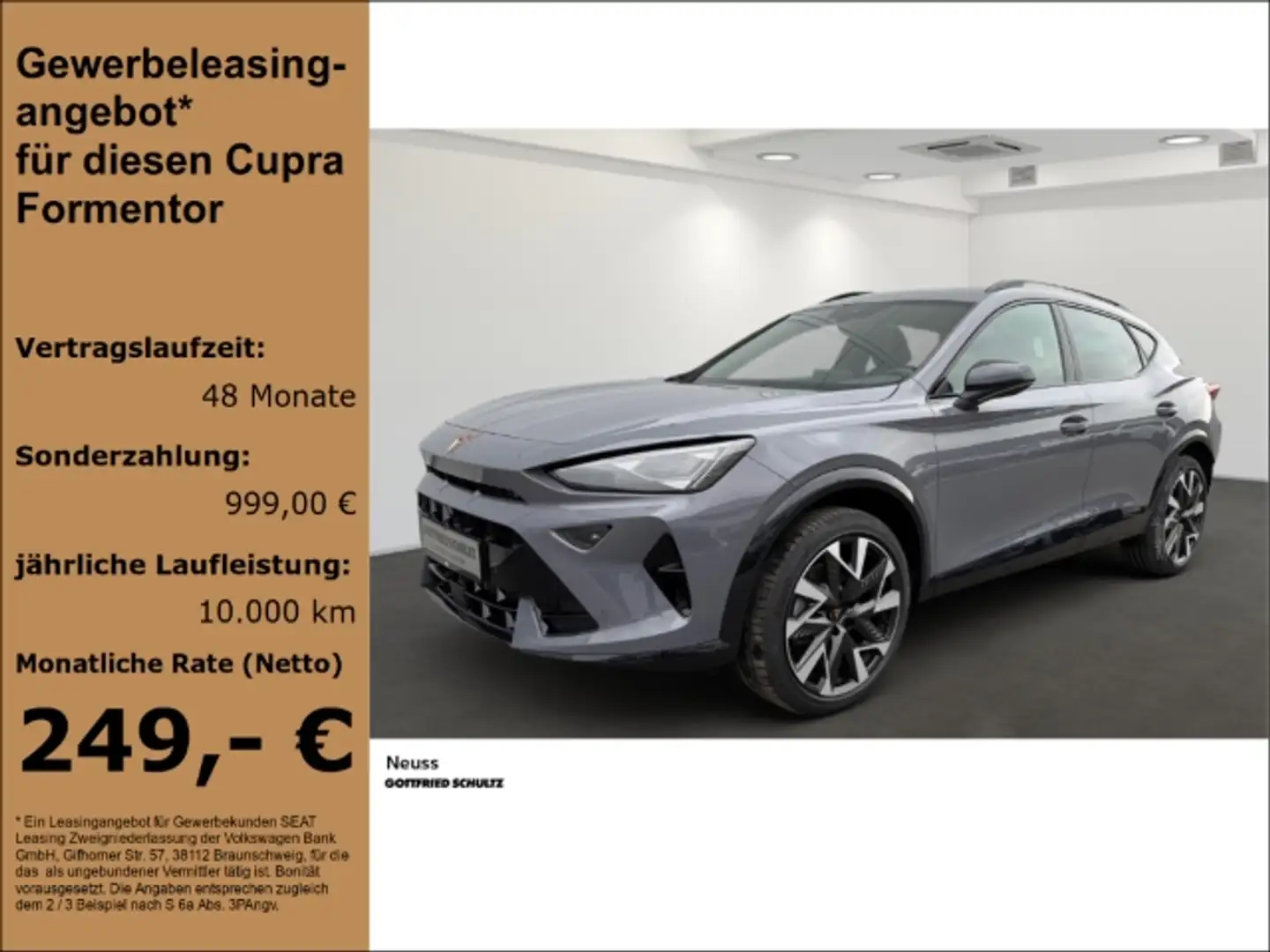CUPRA Formentor 1.5 ETSI 150 PS DSG *nur Für Seat / Cupra Besitzer Grau - 1