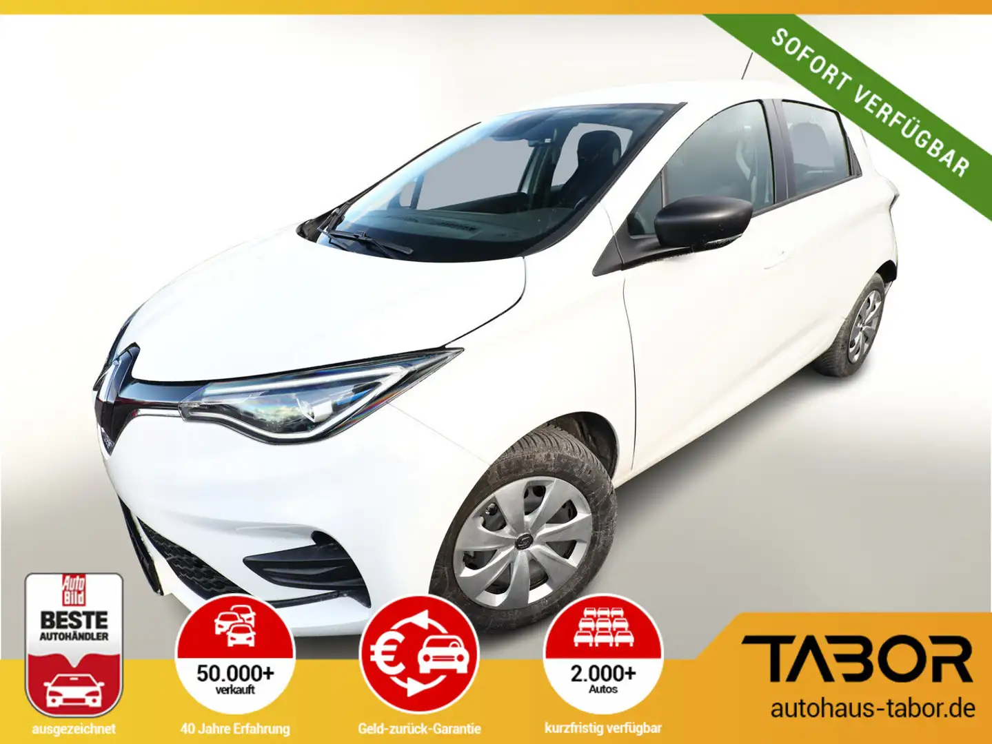 Renault ZOE ZE50 R110 Kaufbatterie LED Schuko Weiß - 1
