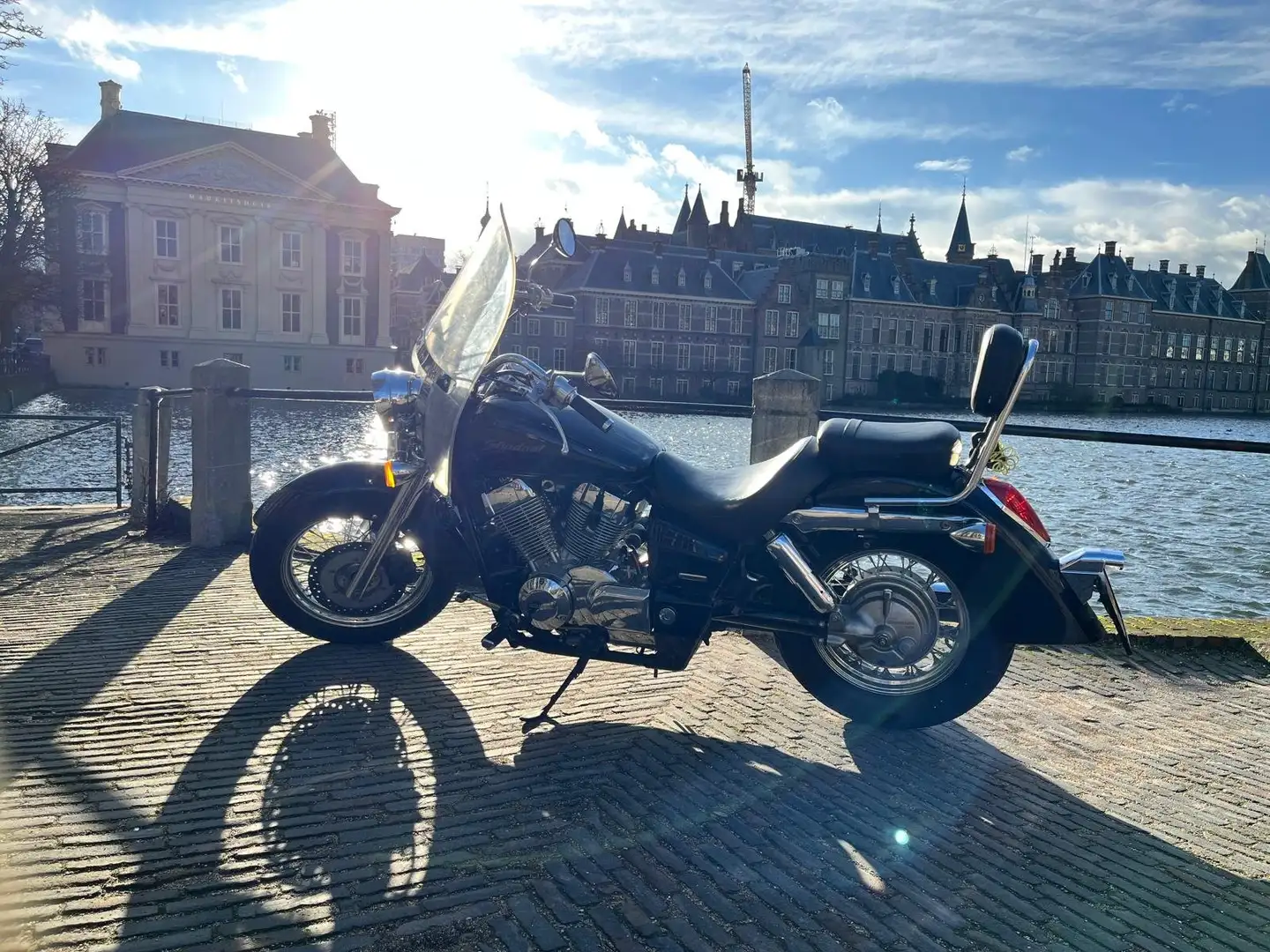 Honda VT 750 Shadow 2005 27k km met Windscherm en Sissybar Negru - 2