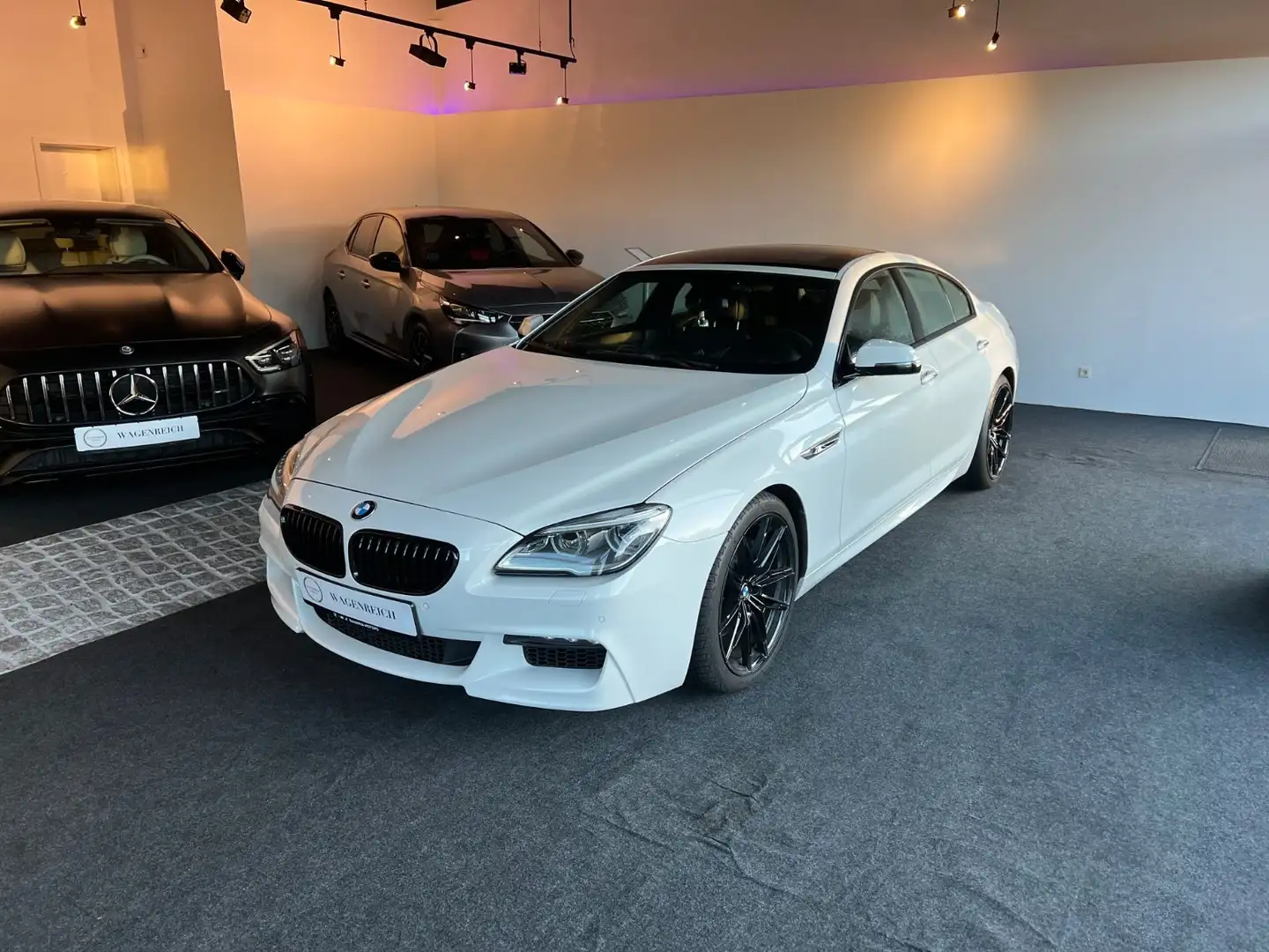 BMW 640 BMW640i XDrive GranCoupé M Paket ab153€monatlich Weiß - 2