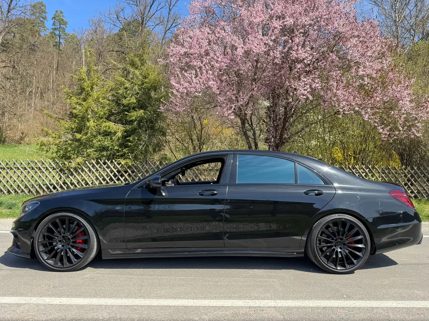 Mercedes-Benz S 500 S-Klasse L 4Matic 7G S63 AMG Umbau ALL BLACK Negru - 1
