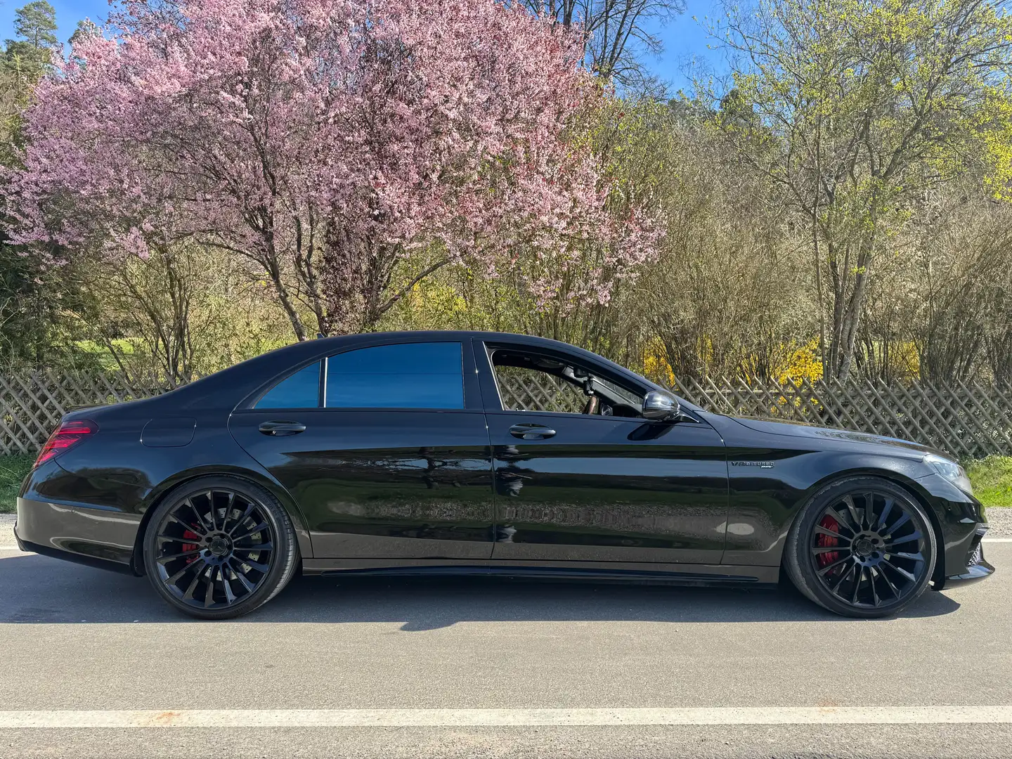 Mercedes-Benz S 500 S-Klasse L 4Matic 7G S63 AMG Umbau ALL BLACK Negru - 2