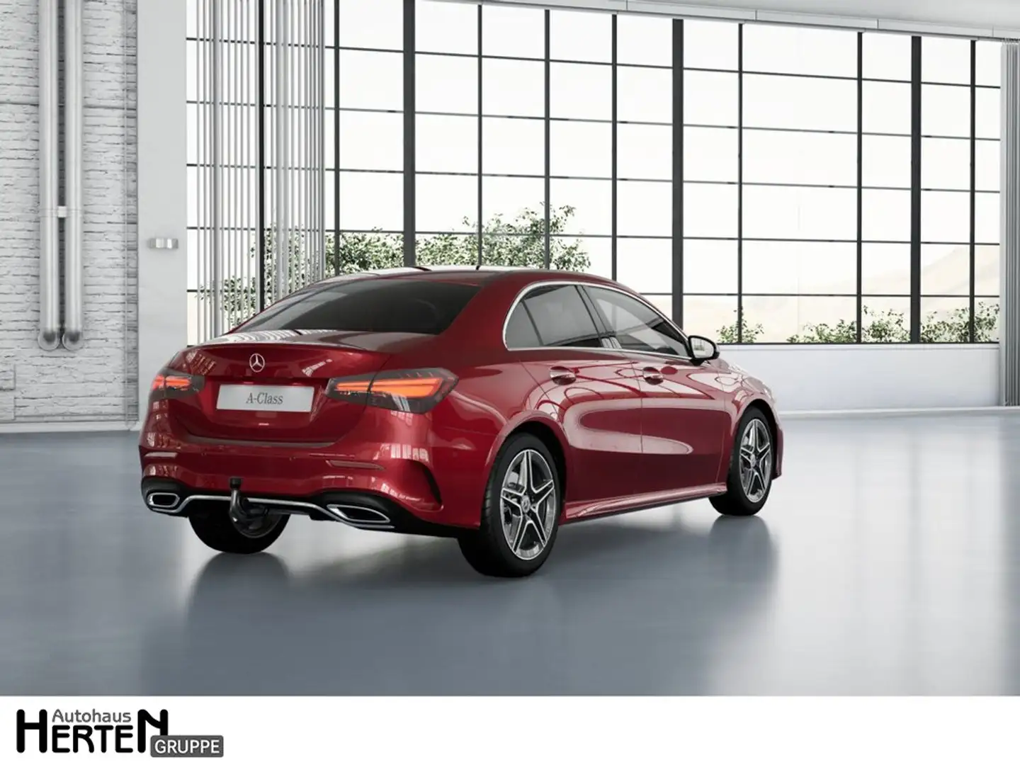 Mercedes-Benz A 200 +AMG+KEYLESS+LED+AMBIENTE+AHK+WINTER-P.+SHZ Rot - 2