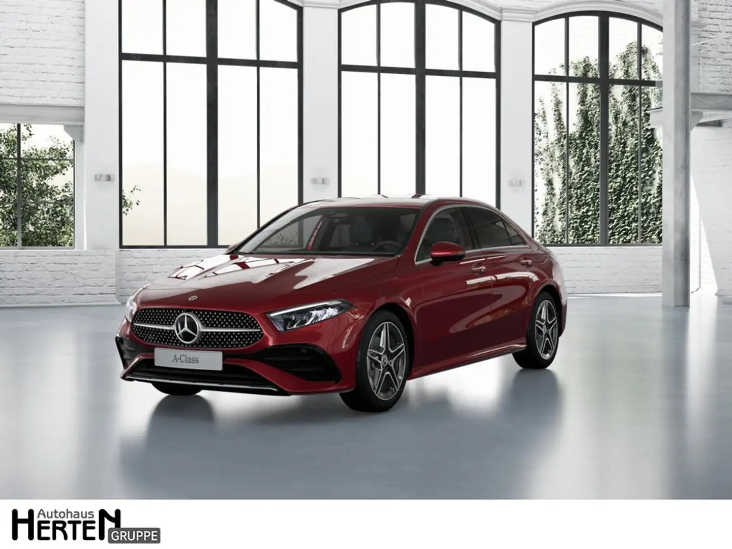 Mercedes-Benz A 200 +AMG+KEYLESS+LED+AMBIENTE+AHK+WINTER-P.+SHZ Rot - 1