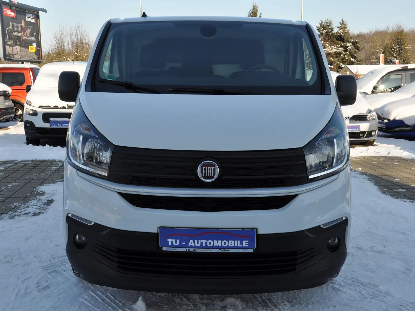 Fiat Talento 2.0 Kasten L2H1 1,2t SX Aut. AHK-NAVI-RKAM-KEYLESS Weiß - 2
