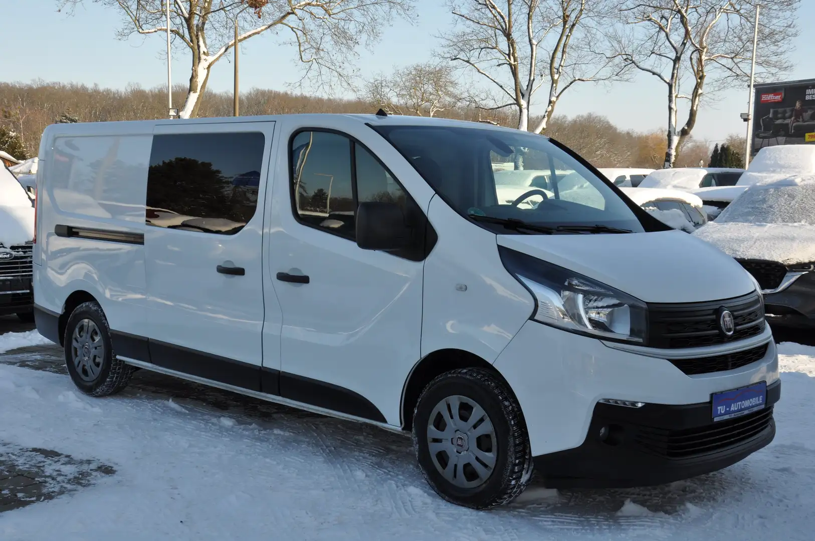 Fiat Talento 2.0 Kasten L2H1 1,2t SX Aut. AHK-NAVI-RKAM-KEYLESS Weiß - 1