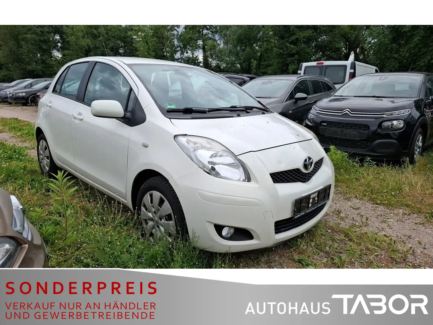 Toyota Yaris 1.3 VVT-i Automatik Sol Klima el.FH Weiß - 2