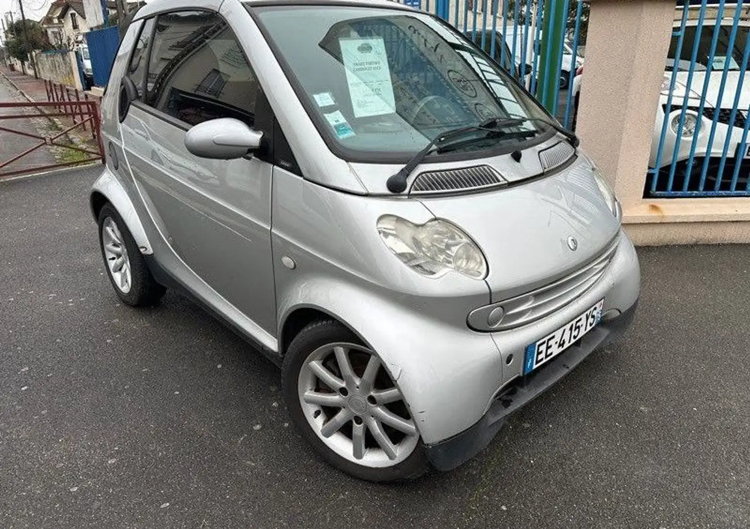 smart forTwo cabriolet (450) 61cv Gris - 2