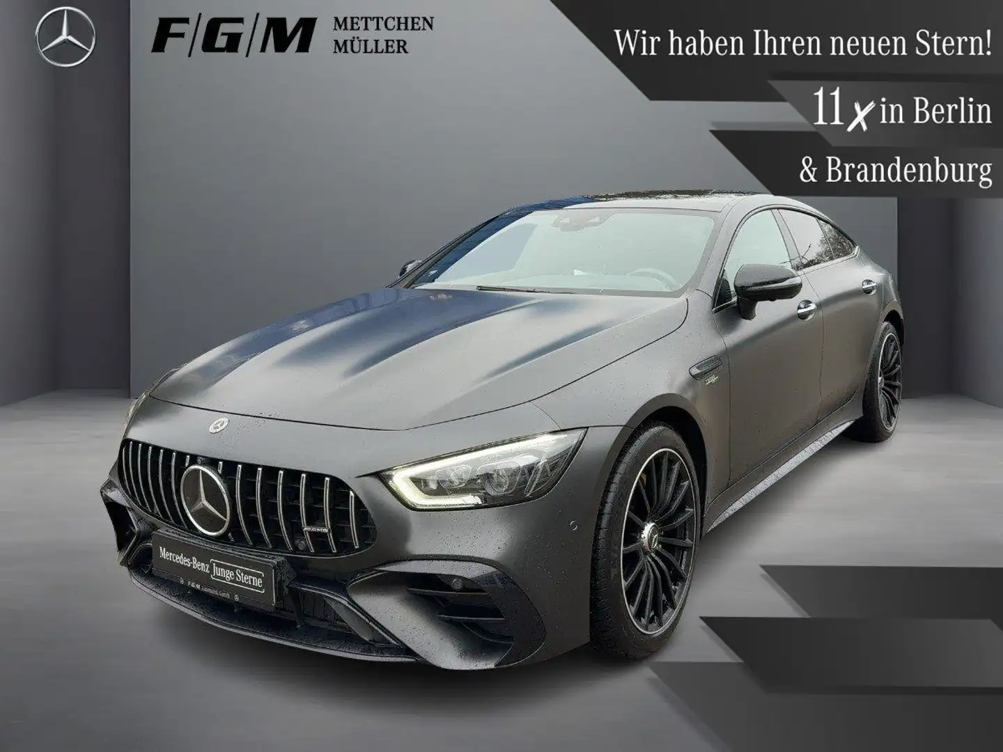 Mercedes-Benz AMG GT 43 4M+ Burm|HeadUp|KeyGo|MBeam|Standhz Grau - 1