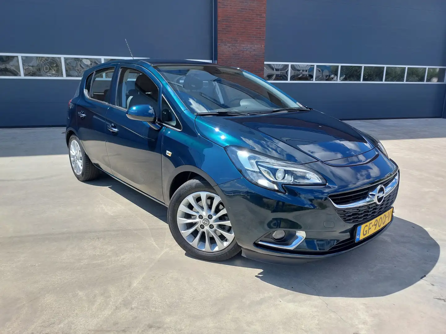 Opel Corsa 1.0 Turbo Cosmo Airco/ECC/LMV Groen - 1