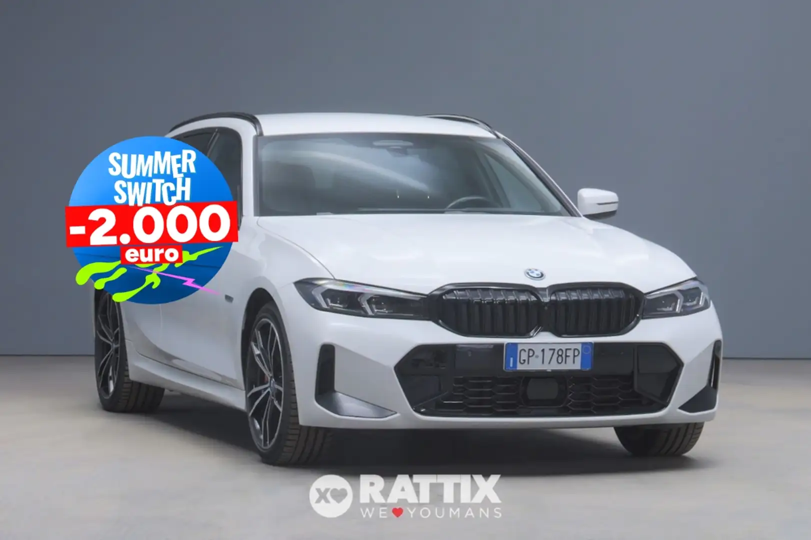 BMW 320 e Touring 2.0 PHEV M Sport Auto Bianco - 1