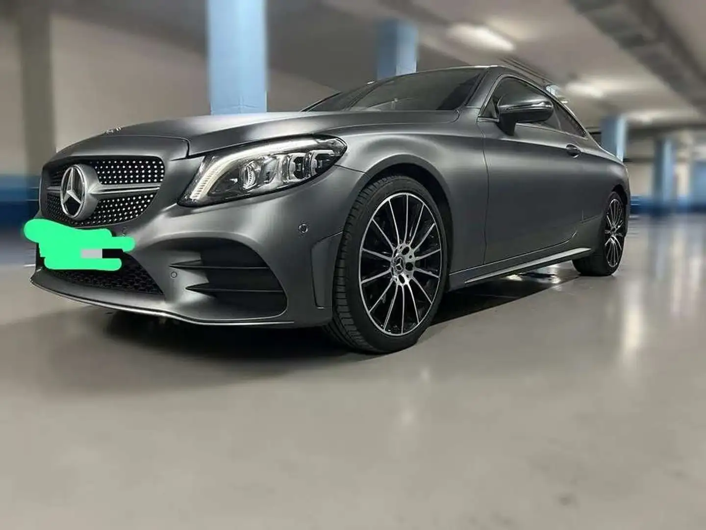 Mercedes-Benz C 220 Coupé d Gris - 2
