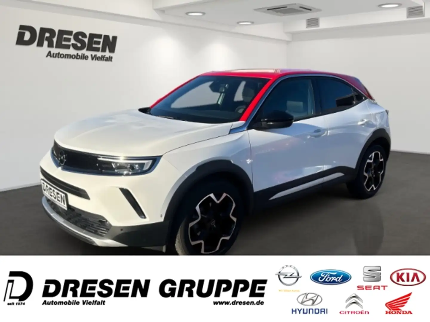 Opel Mokka 1.2 Ultimate Automatik Sitzheizung/Navi/IntelliLux Weiß - 2
