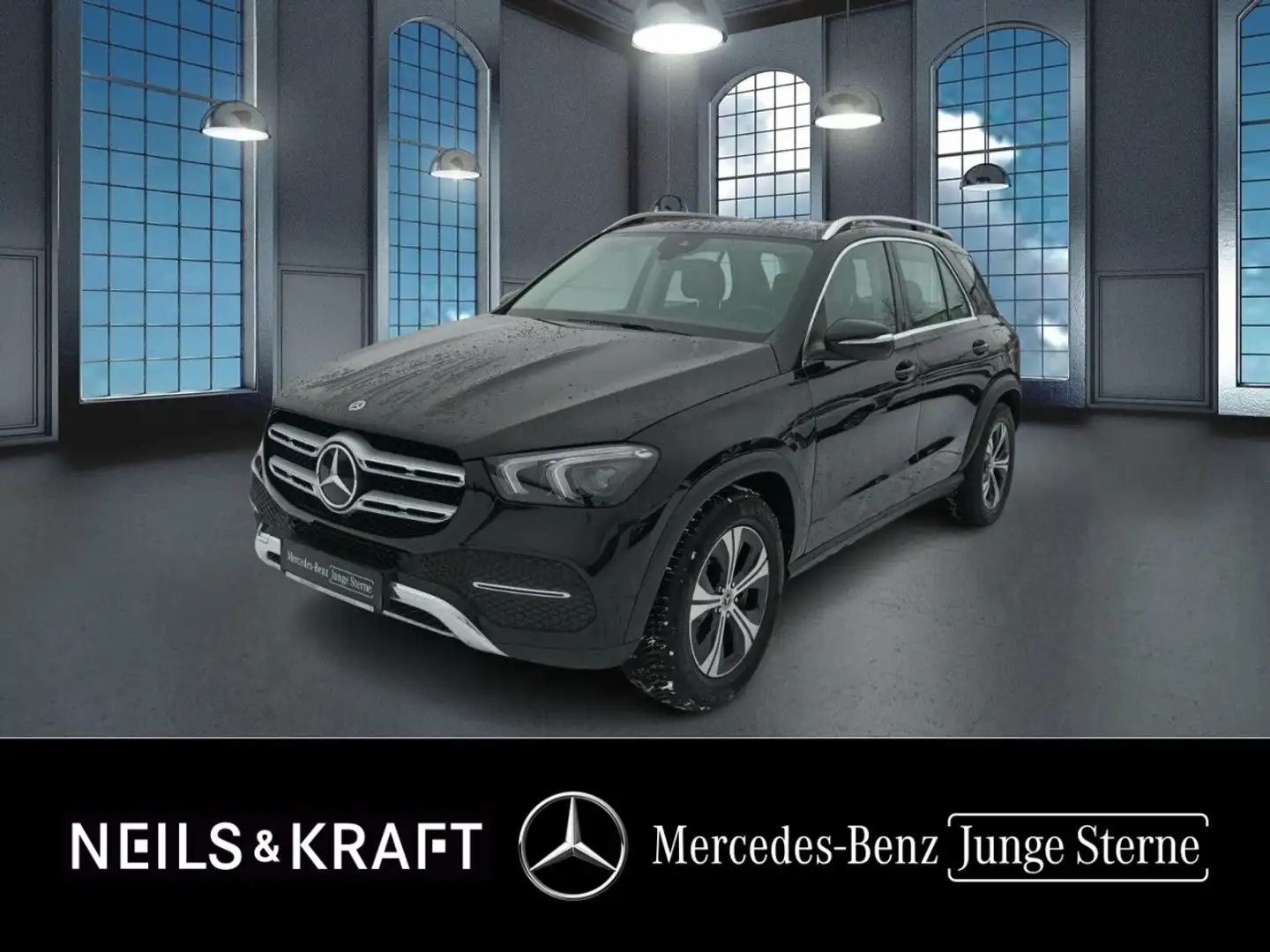 Mercedes-Benz GLE 350 de 4M BURM+AMBIENTE+PANO+KAM+LED+SHD+PDC Schwarz - 1