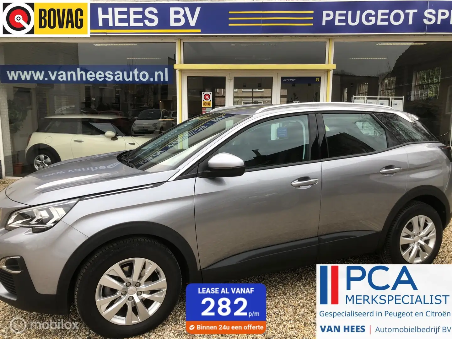 Peugeot 3008 - 1.2 PureTech Blue Lease Executive 130pk navi | c Gris - 1