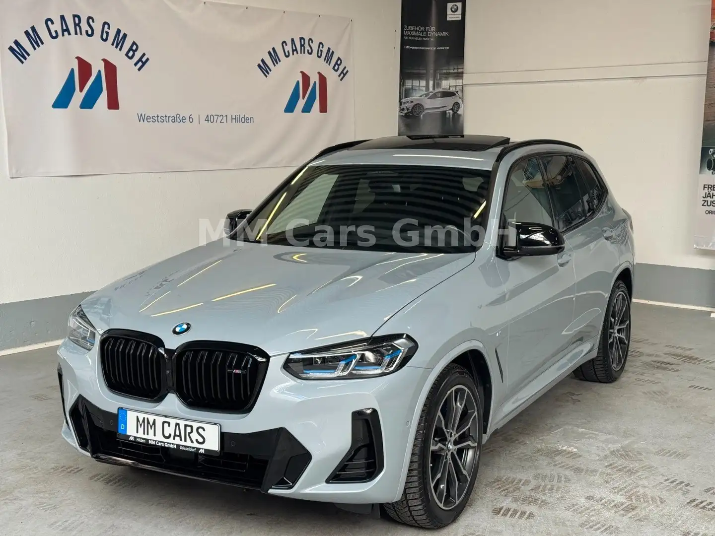 BMW X3 M d 360°|StHz|PANO|HUD|Garantie|DrAsProf|P+ Grau - 1