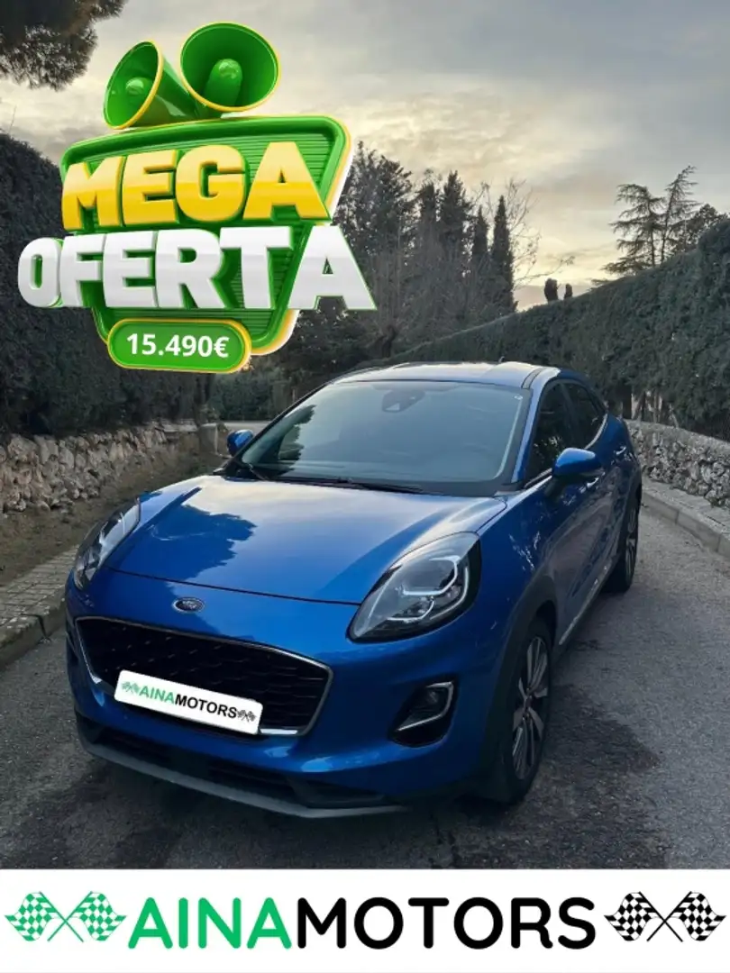 Ford Puma 1.0 EcoBoost MHEV Titanium X 125 Azul - 1